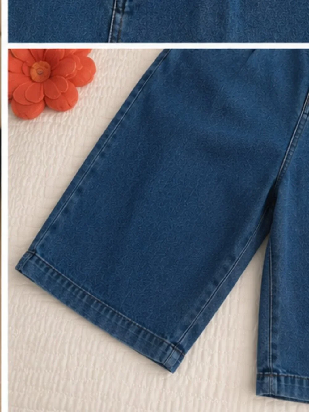 Venezia Classic Denim Bermuda Shorts | High-Rise Relaxed Fit | Plus Size 26